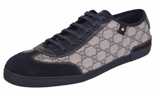 gucci sneakers navy blue