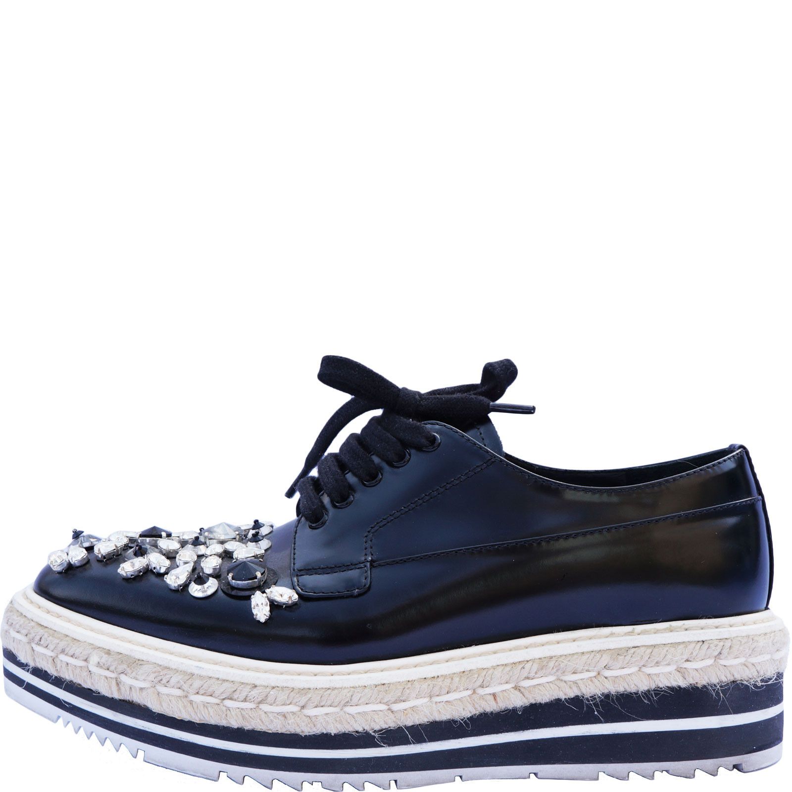prada swarovski shoes