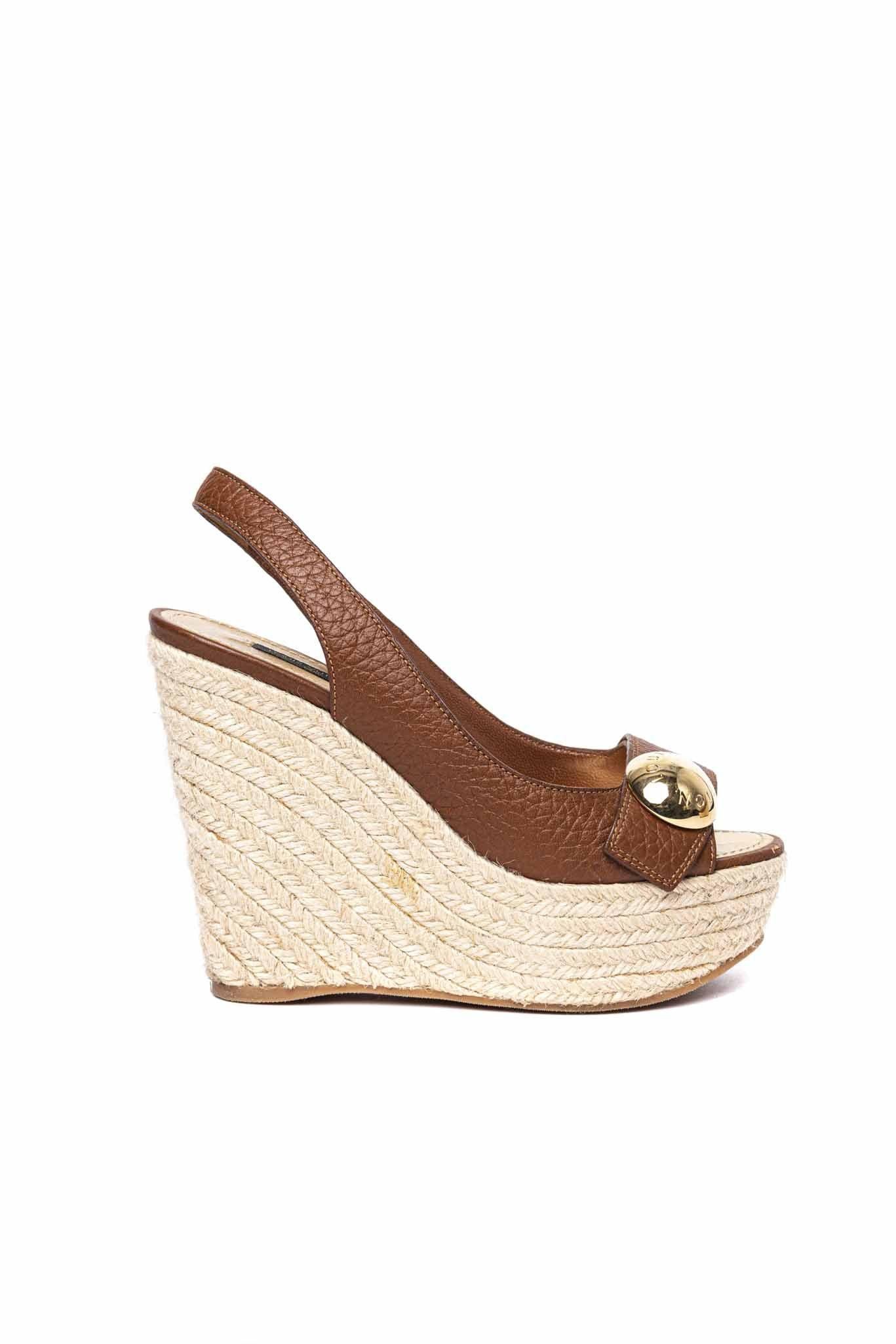 louis vuitton wedges