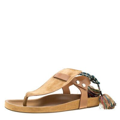 tassel flat sandals