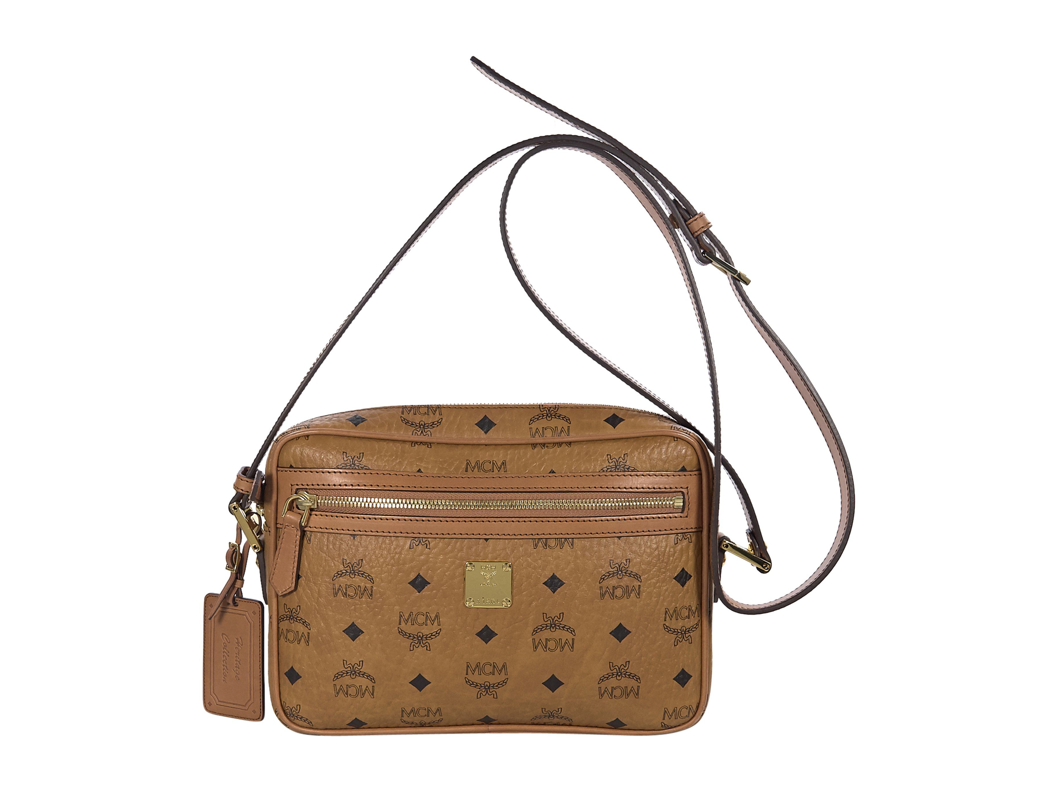 mcm tan purse
