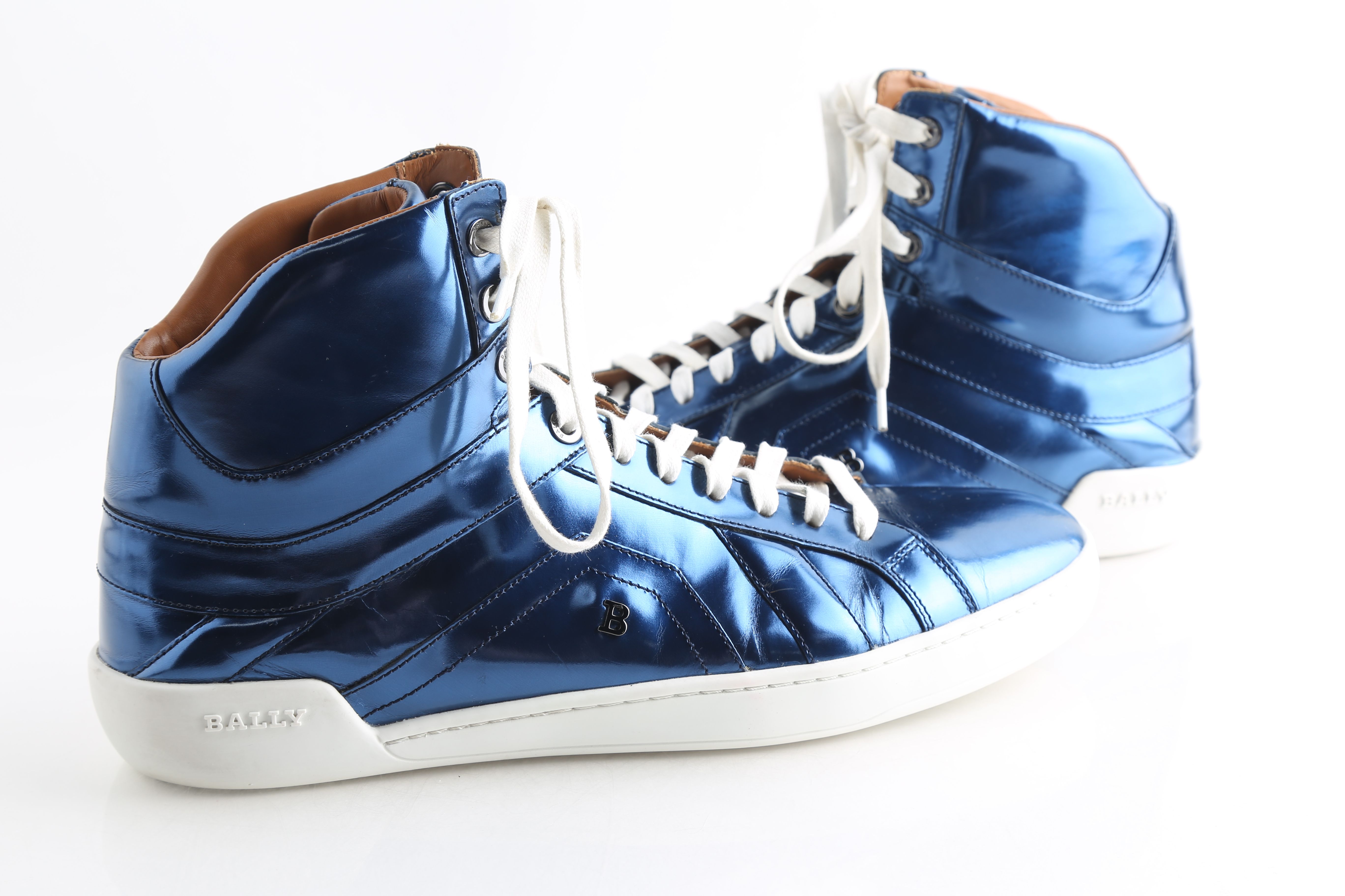 bally leather sneakers