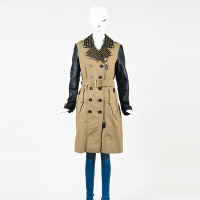 burberry studded trench coat