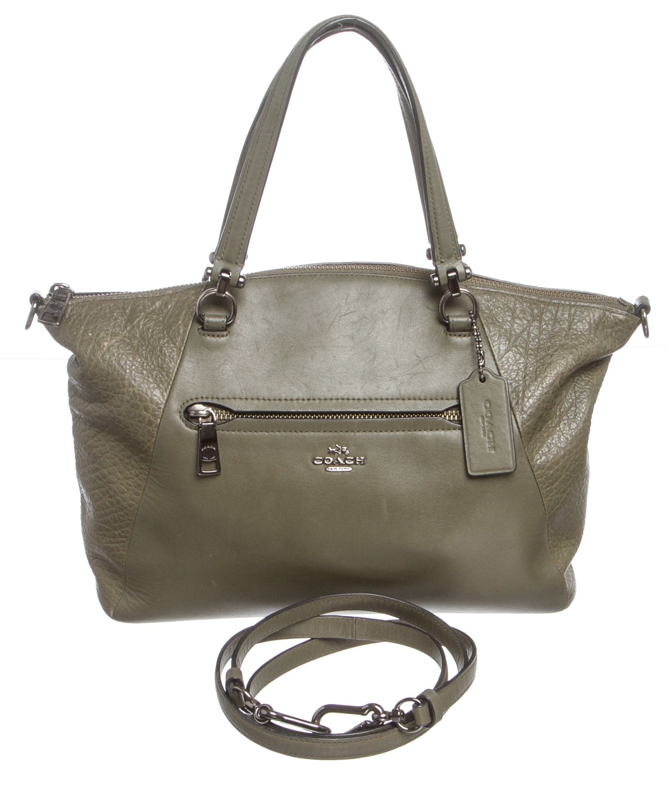 olive green coach bag