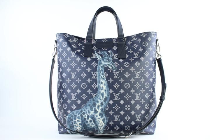 lv blue monogram bag