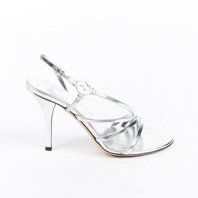 silver gucci sandals