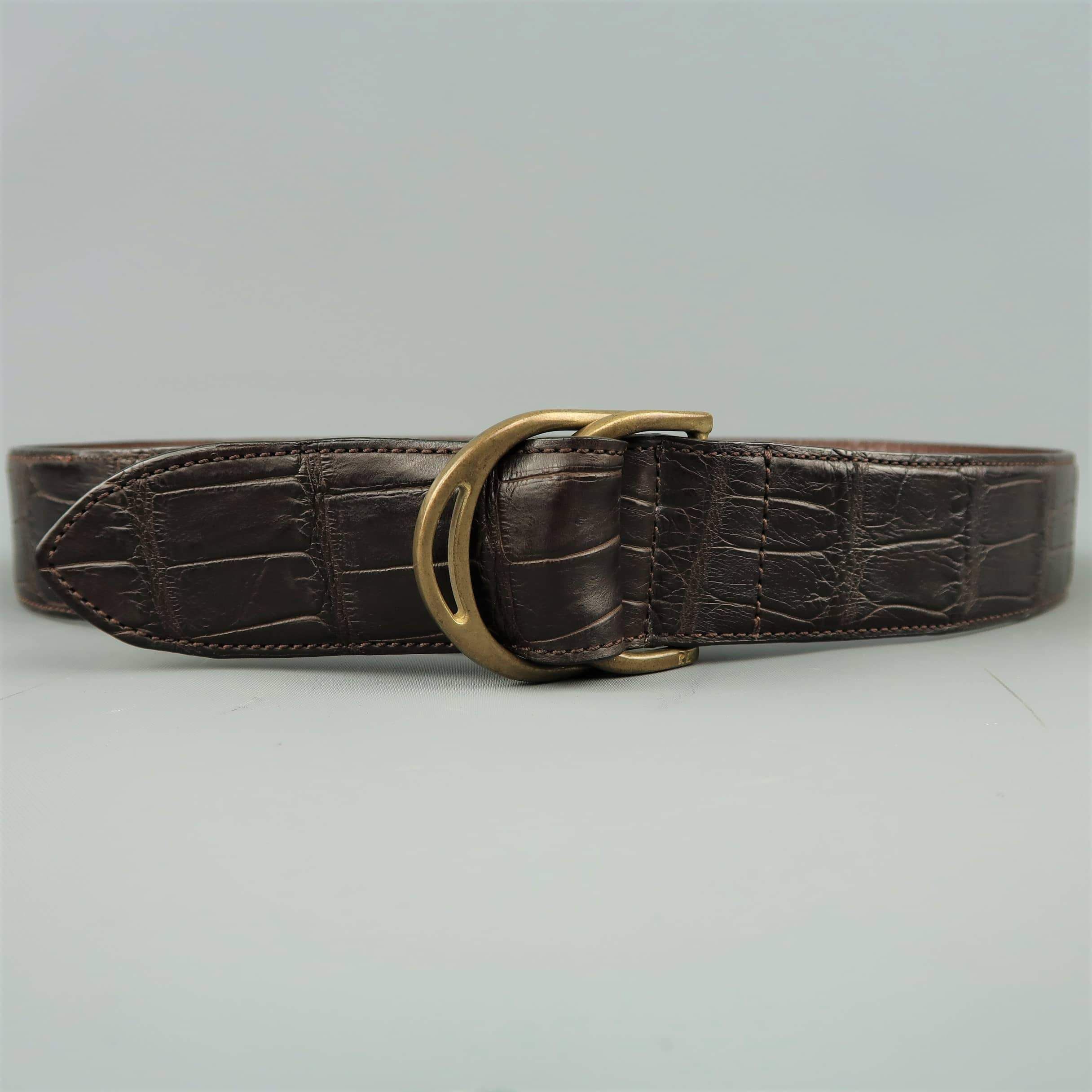 leather d ring belt