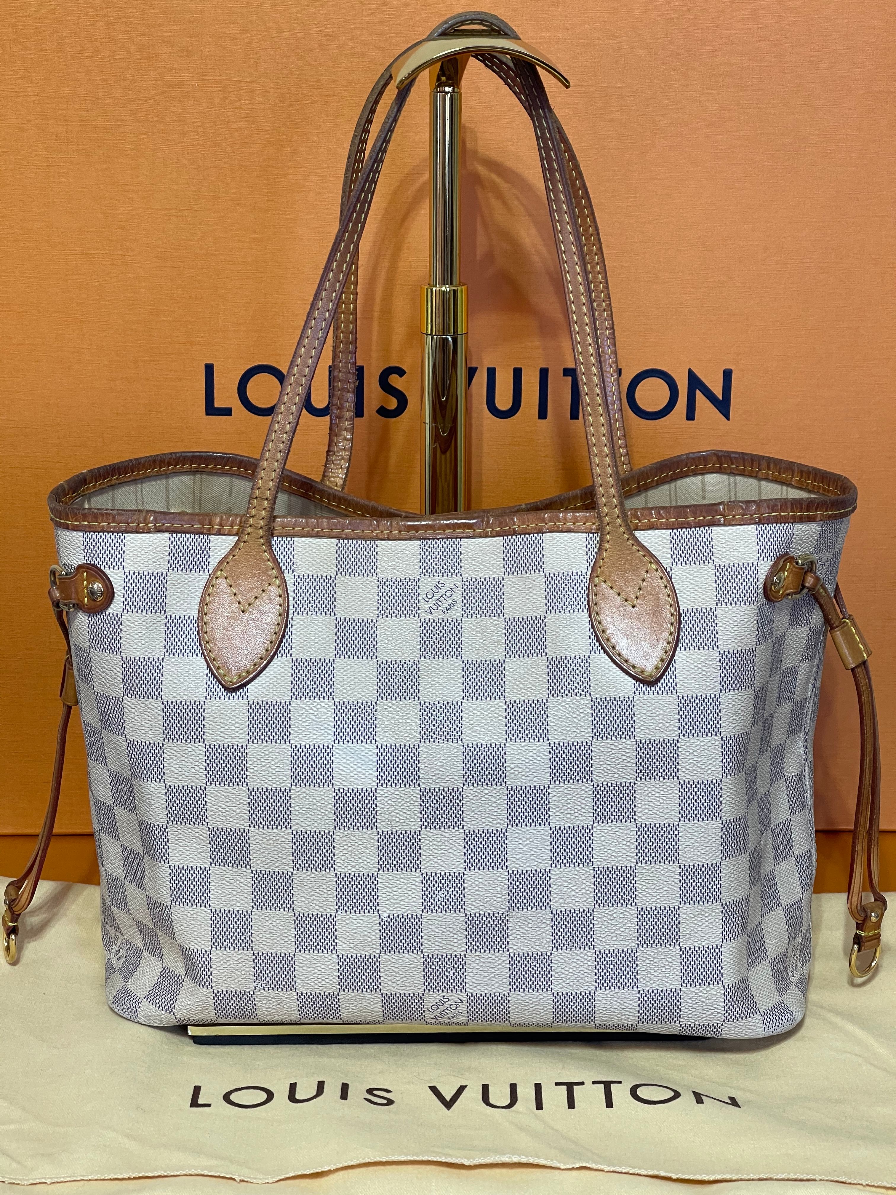 louis vuitton azur neverfull pm