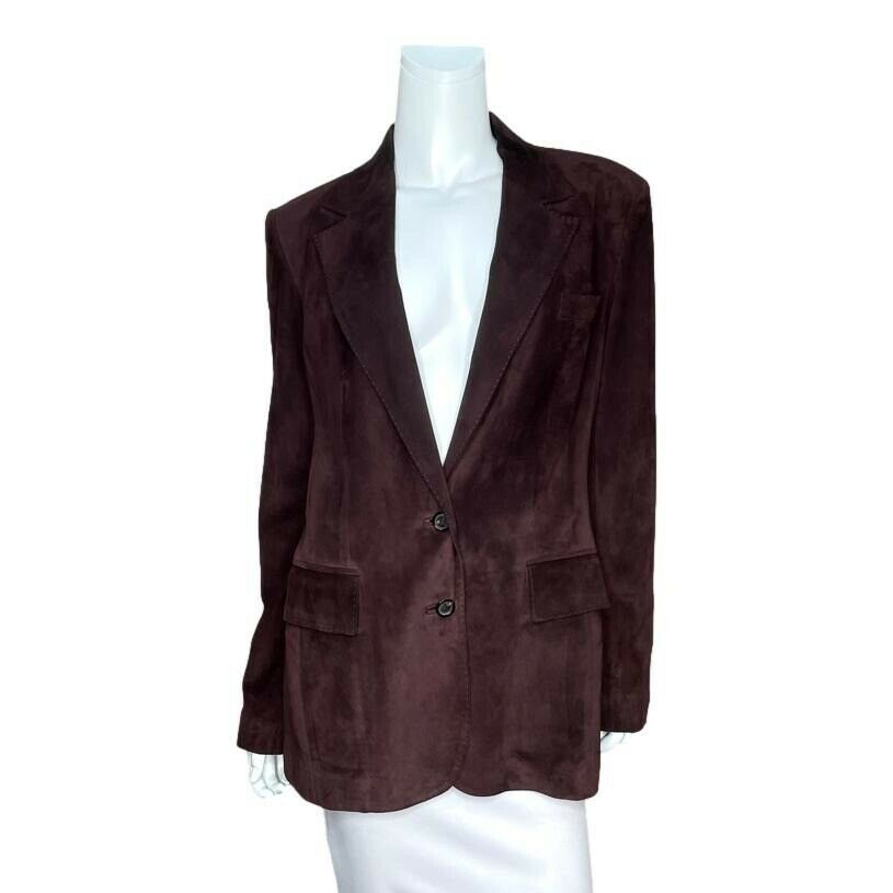gucci suede blazer