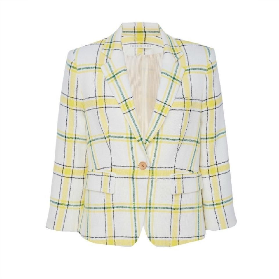 veronica beard yellow blazer