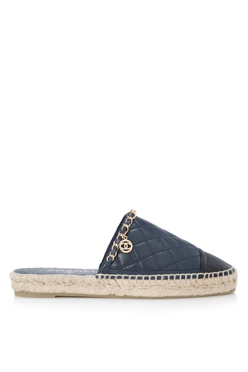 chanel slip ons espadrilles