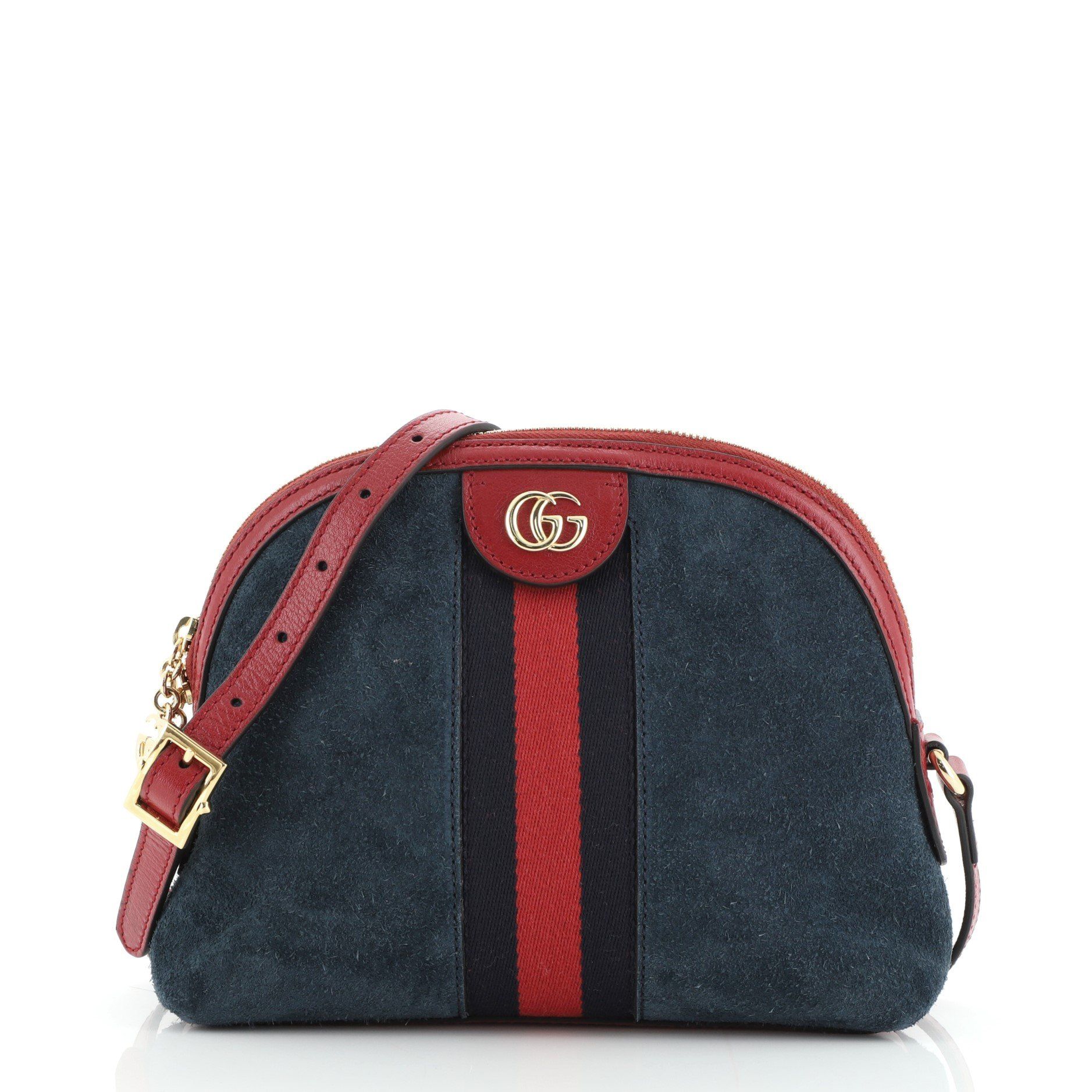 ophidia suede small shoulder bag