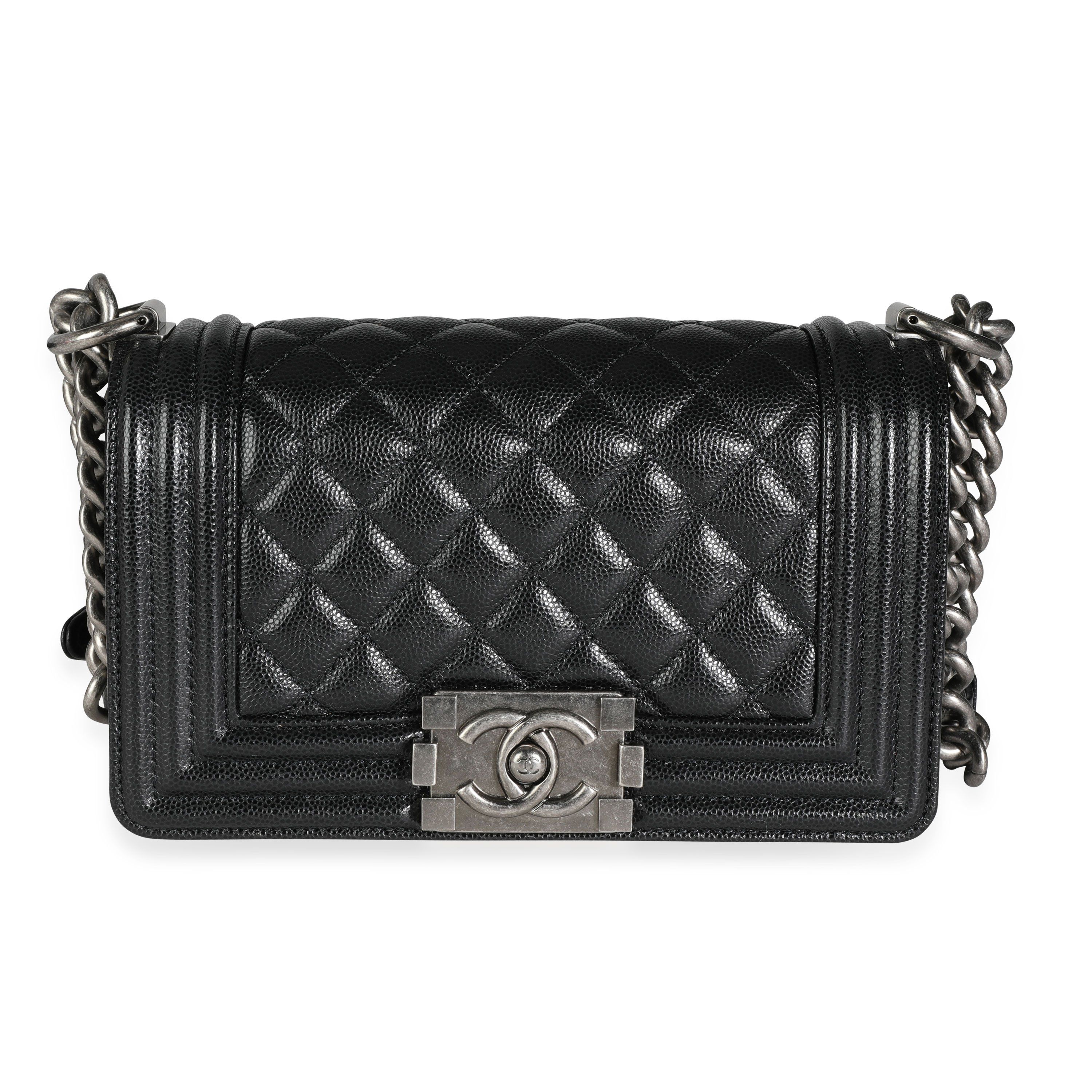 chanel small boy caviar