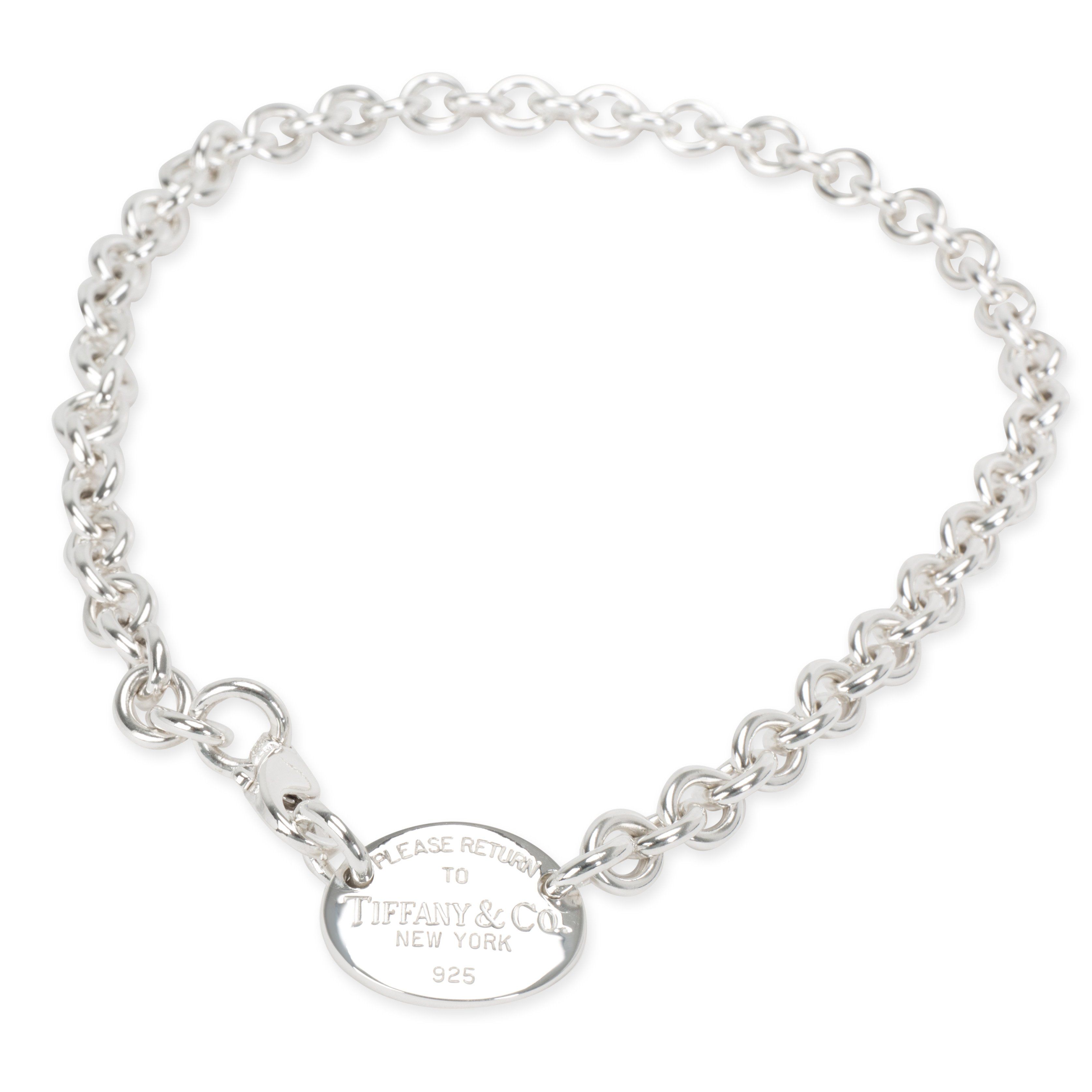Tiffany Oval Tag Necklace 