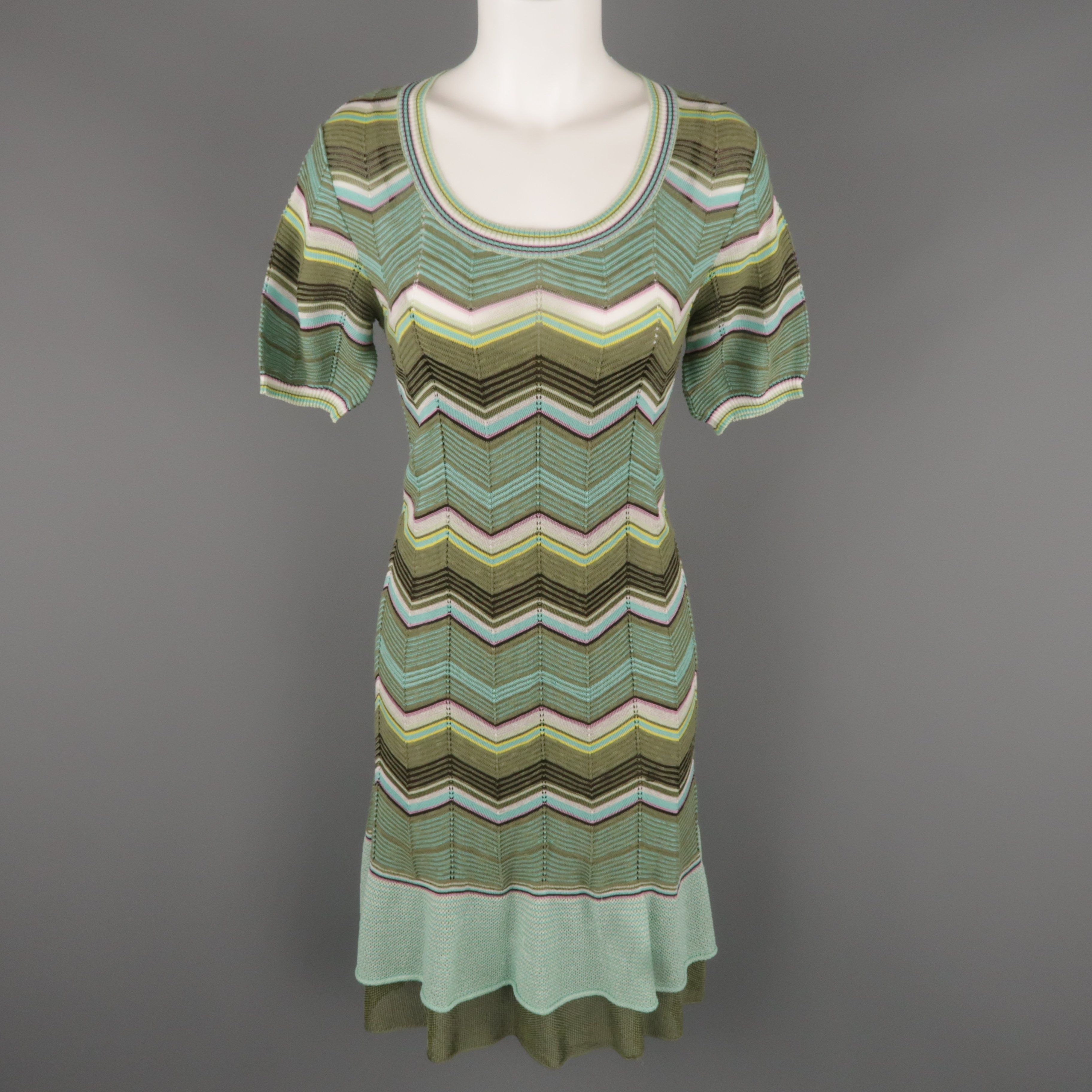 missoni green dress