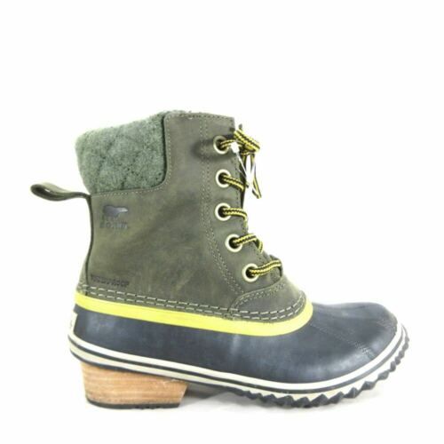 green sorel boots