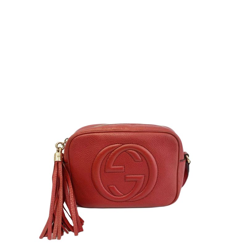 red gucci soho crossbody
