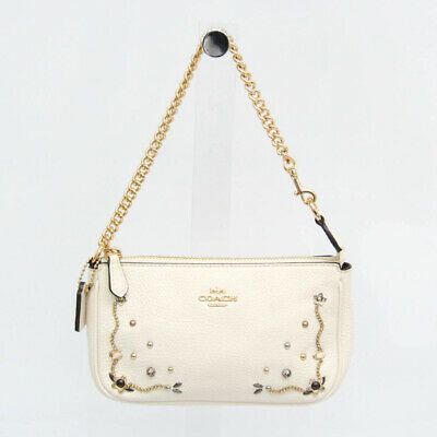 coach studded wristlet