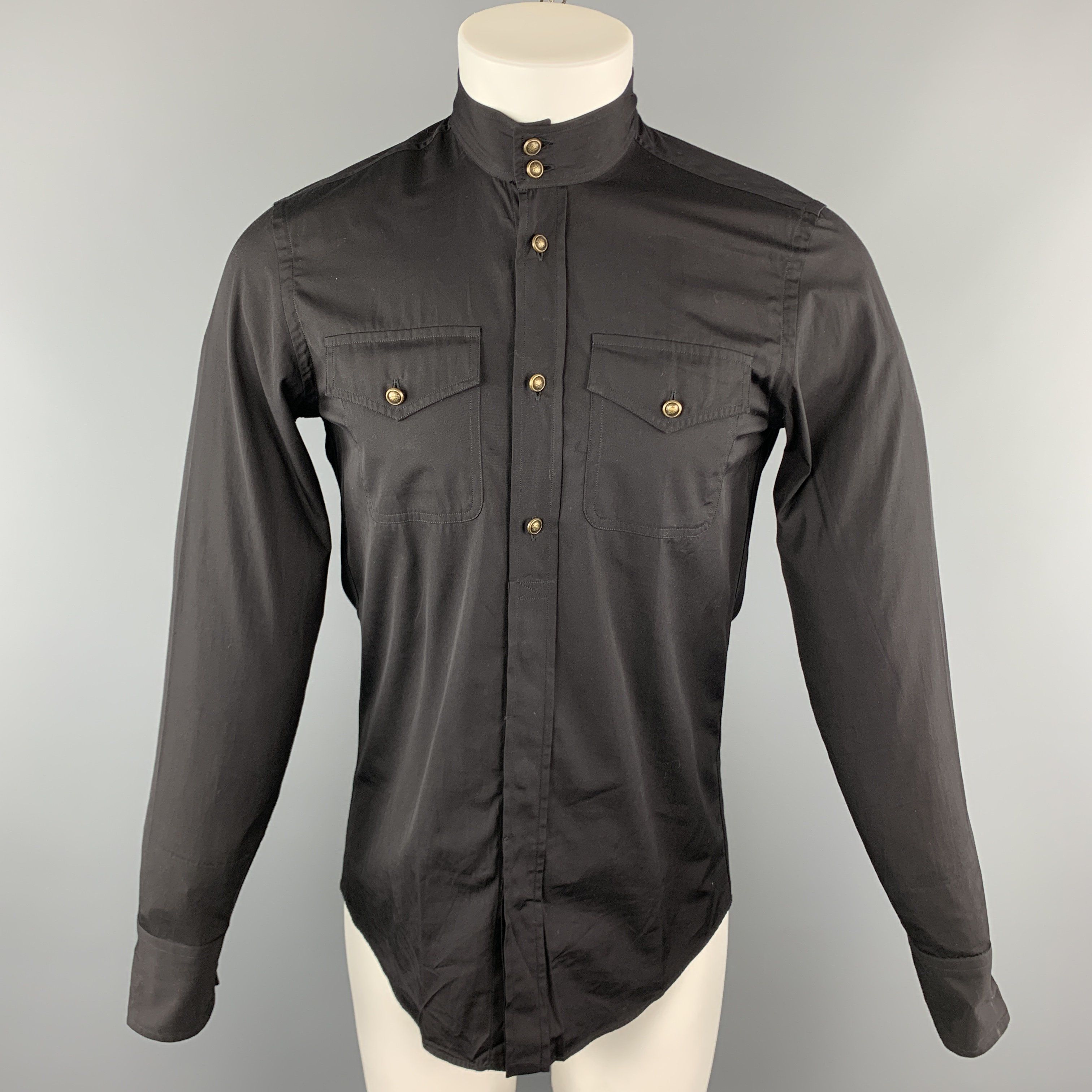 gucci black dress shirt