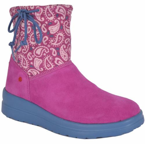 New Women S Ugg I Heart Ugg Slouchy Pink Mini Paisley Snow Boots Leprix