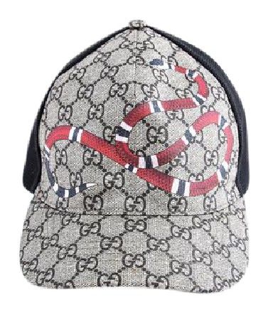 kingsnake print gg supreme baseball hat