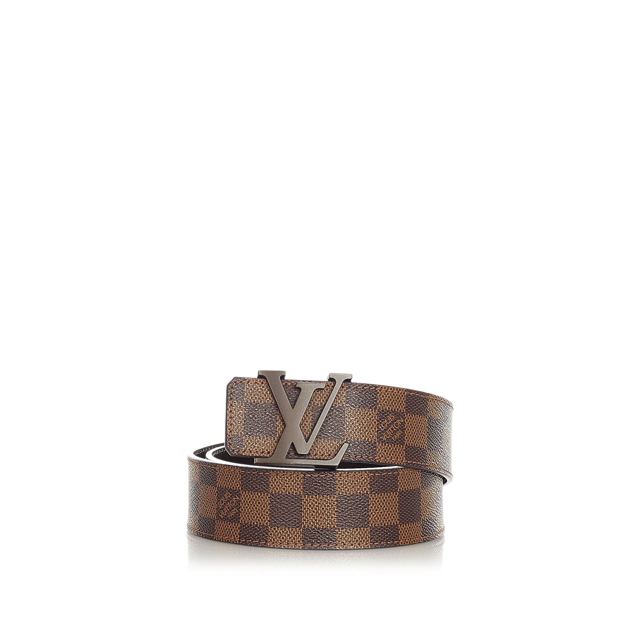 louis vuitton checkered belt