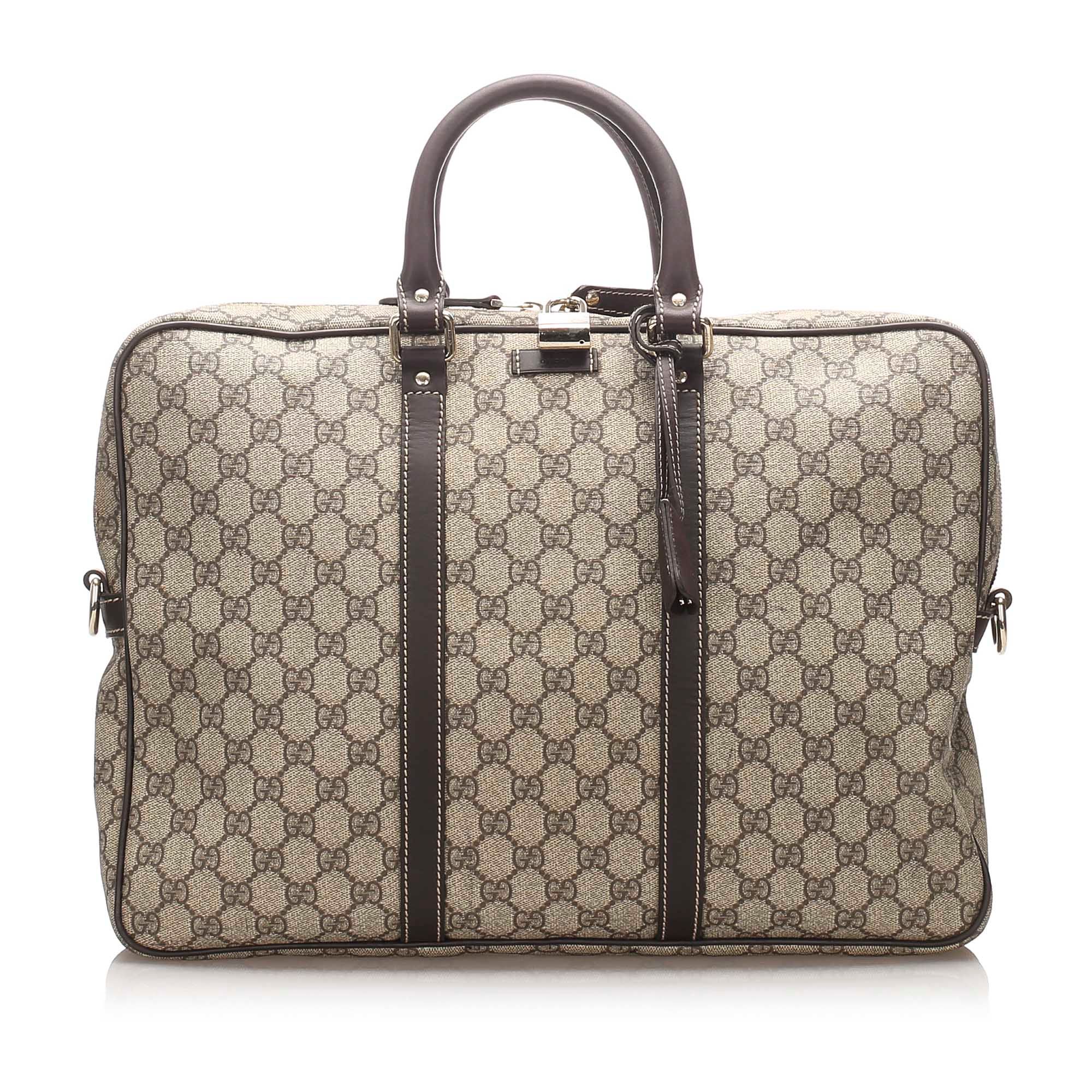 gucci gg supreme briefcase
