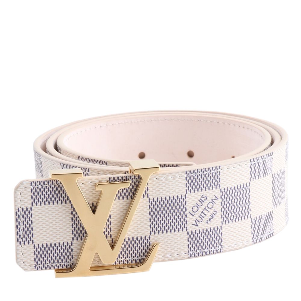 lv damier azur belt