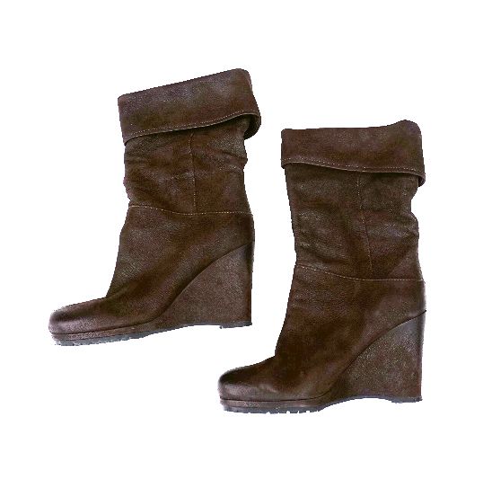 prada wedge boots