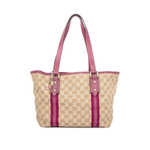 Pre Owned Gucci Gg Canvas Tote Bag Leprix