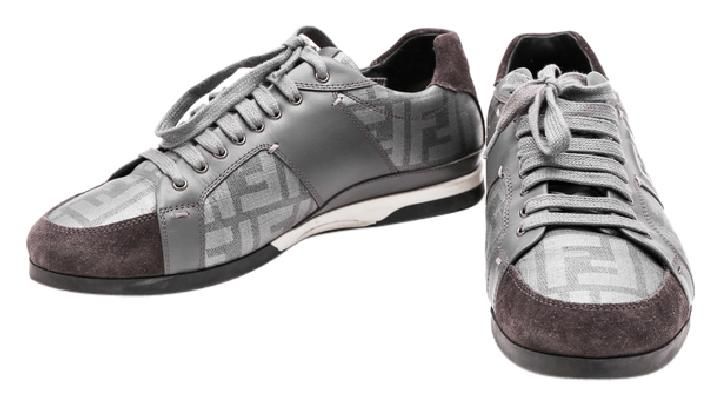 silver fendi sneakers