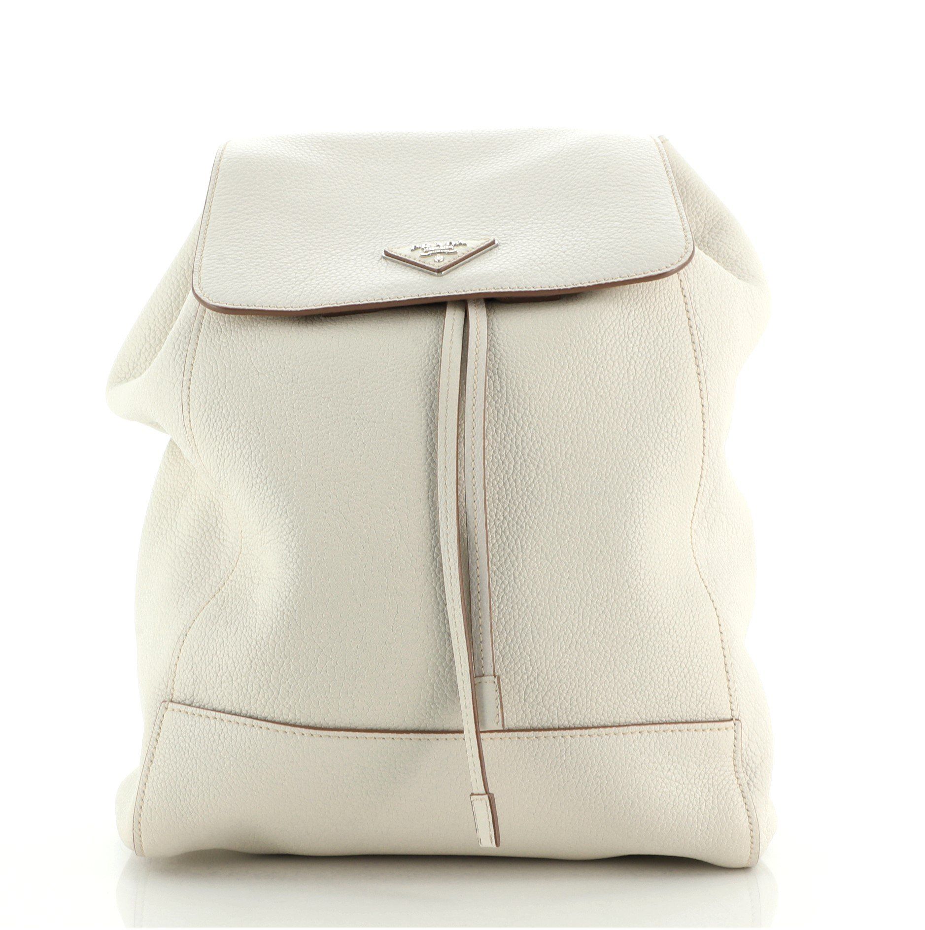 backpack with drawstring and flap