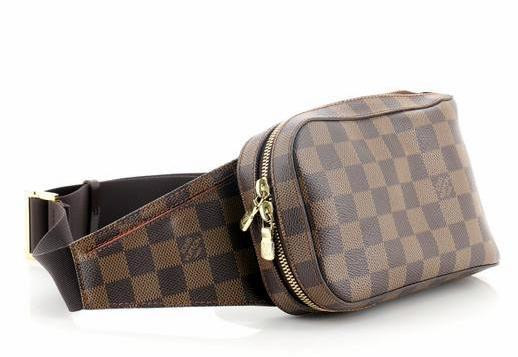 Louis Vuitton Geronimos Damier Ebene Waist Back Shoulder Bum Bag Leprix Louis Vuitton Geronimos Damier Ebene Waist Back Shoulder Bum Bag Leprix