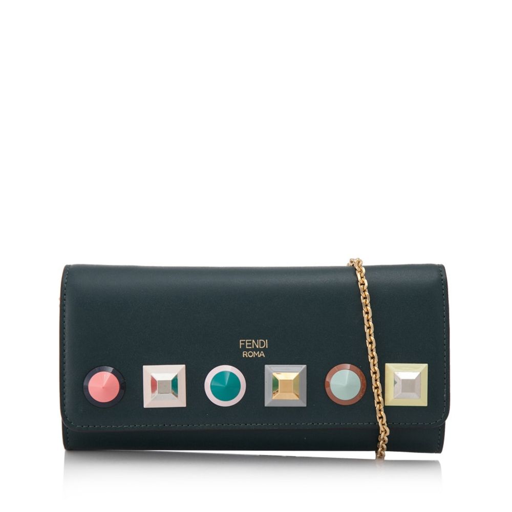 fendi continental wallet on chain