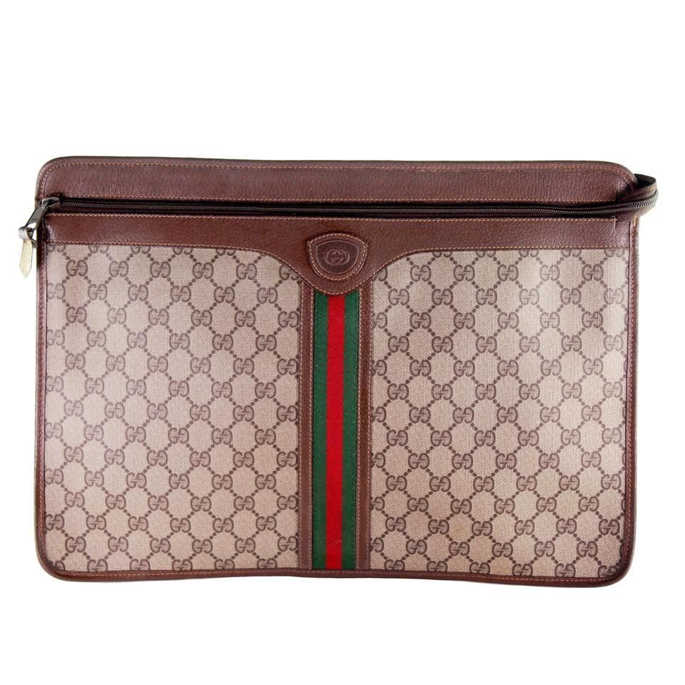 gucci ophidia large gg supreme pouch clutch bag