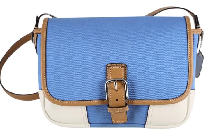 blue coach crossbody purse