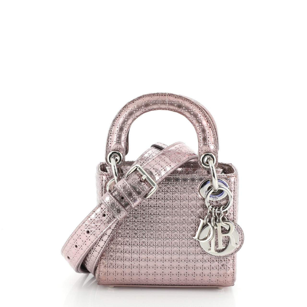 Lady Dior Bag Micro Cannage Perforated Calfskin Mini Leprix