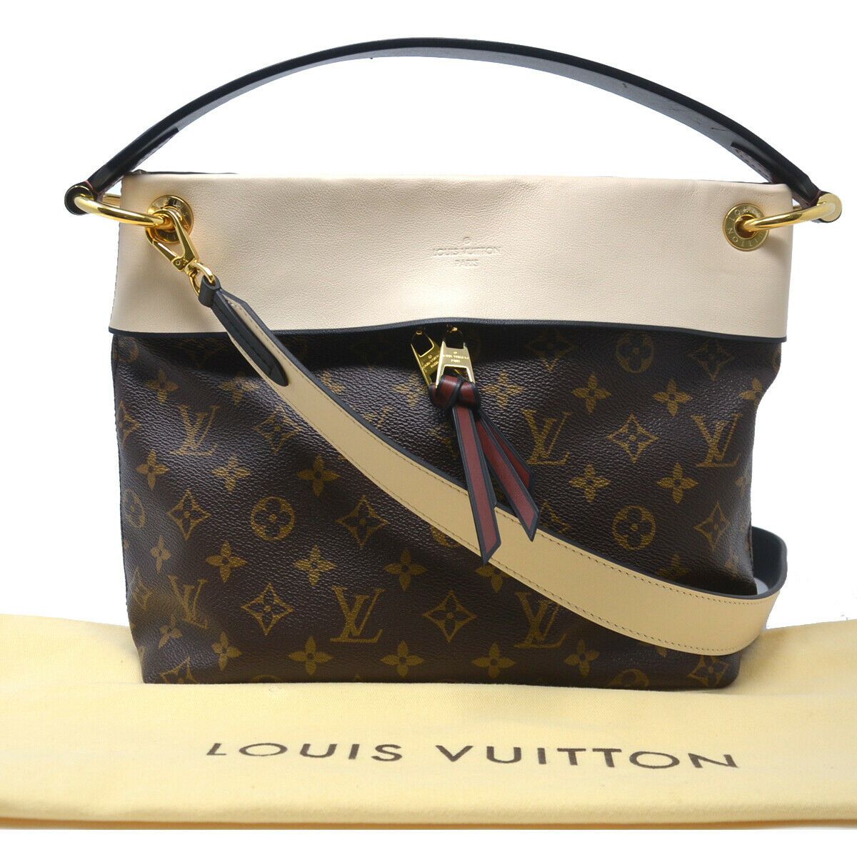 Louis Vuitton Tuileries Besace Creme Monogram Canvas Crossbody | LePrix