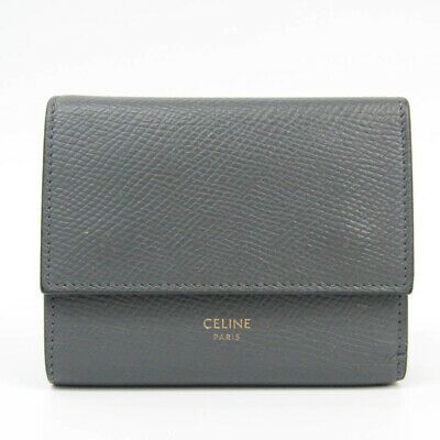 small trifold wallet celine
