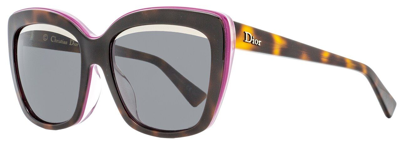 dior square havana acetate sunglasses