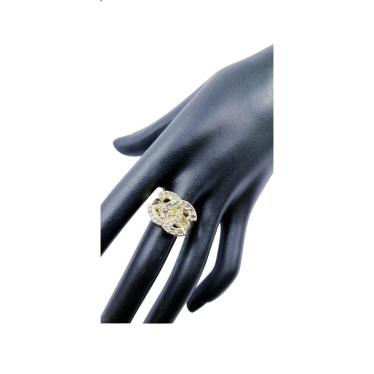 Chanel Coco Cc Logo Rhinestone Ring Leprix Chanel Coco Cc Logo Rhinestone Ring Leprix
