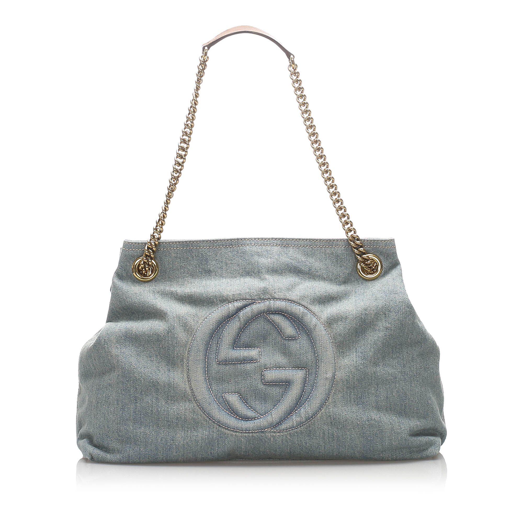 gucci soho denim shoulder bag