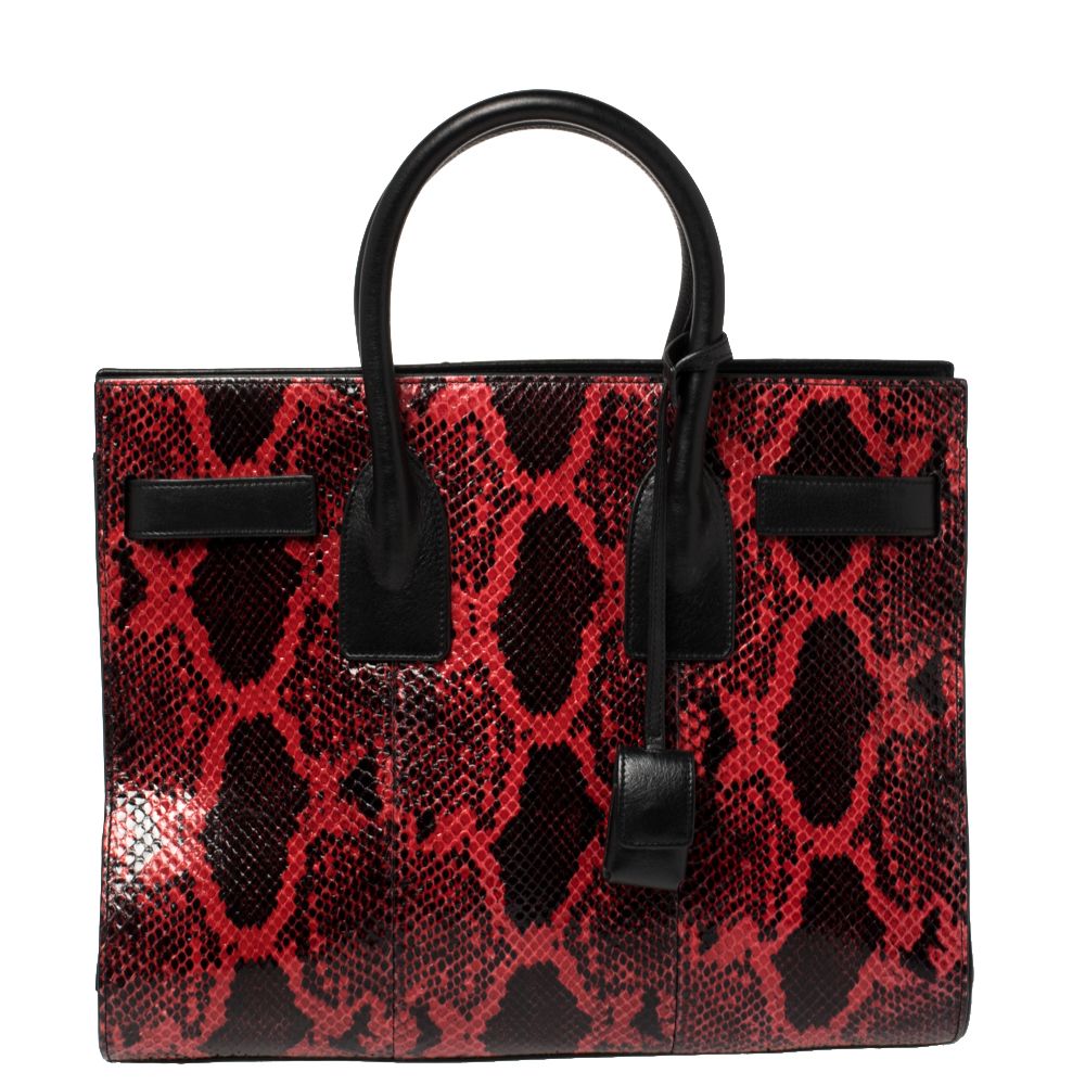 saint laurent python bag
