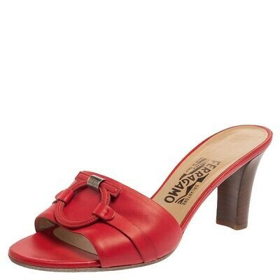 ferragamo red slides