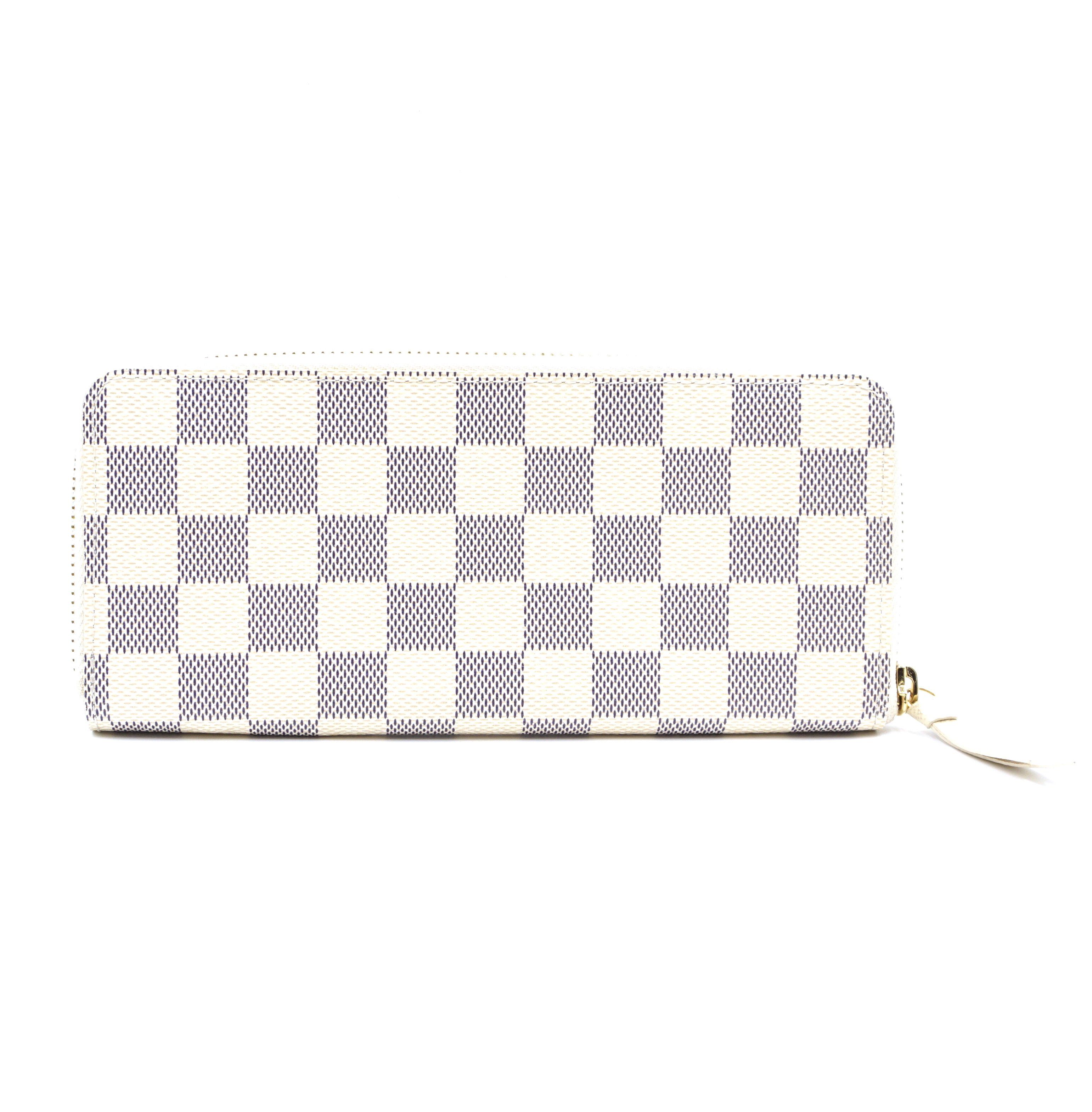damier azur wallet