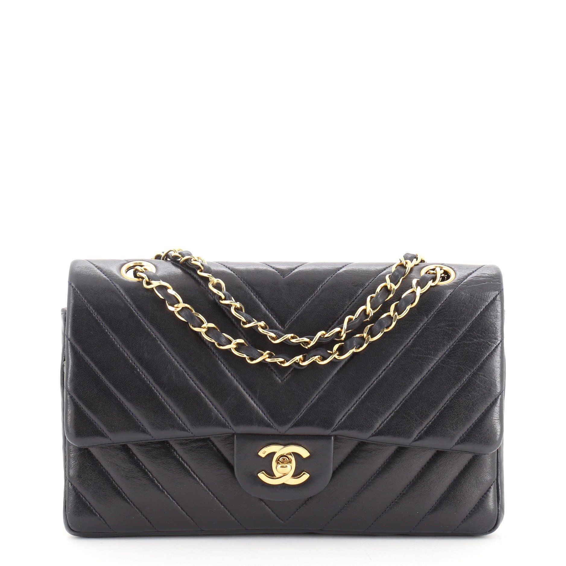 Chanel vintage classic double flap bag clearance