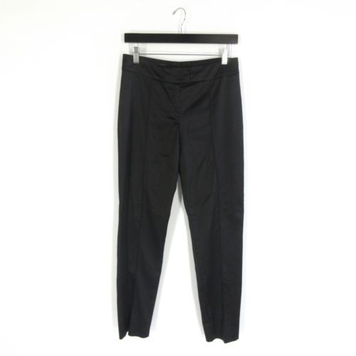 black satin skinny trousers womens