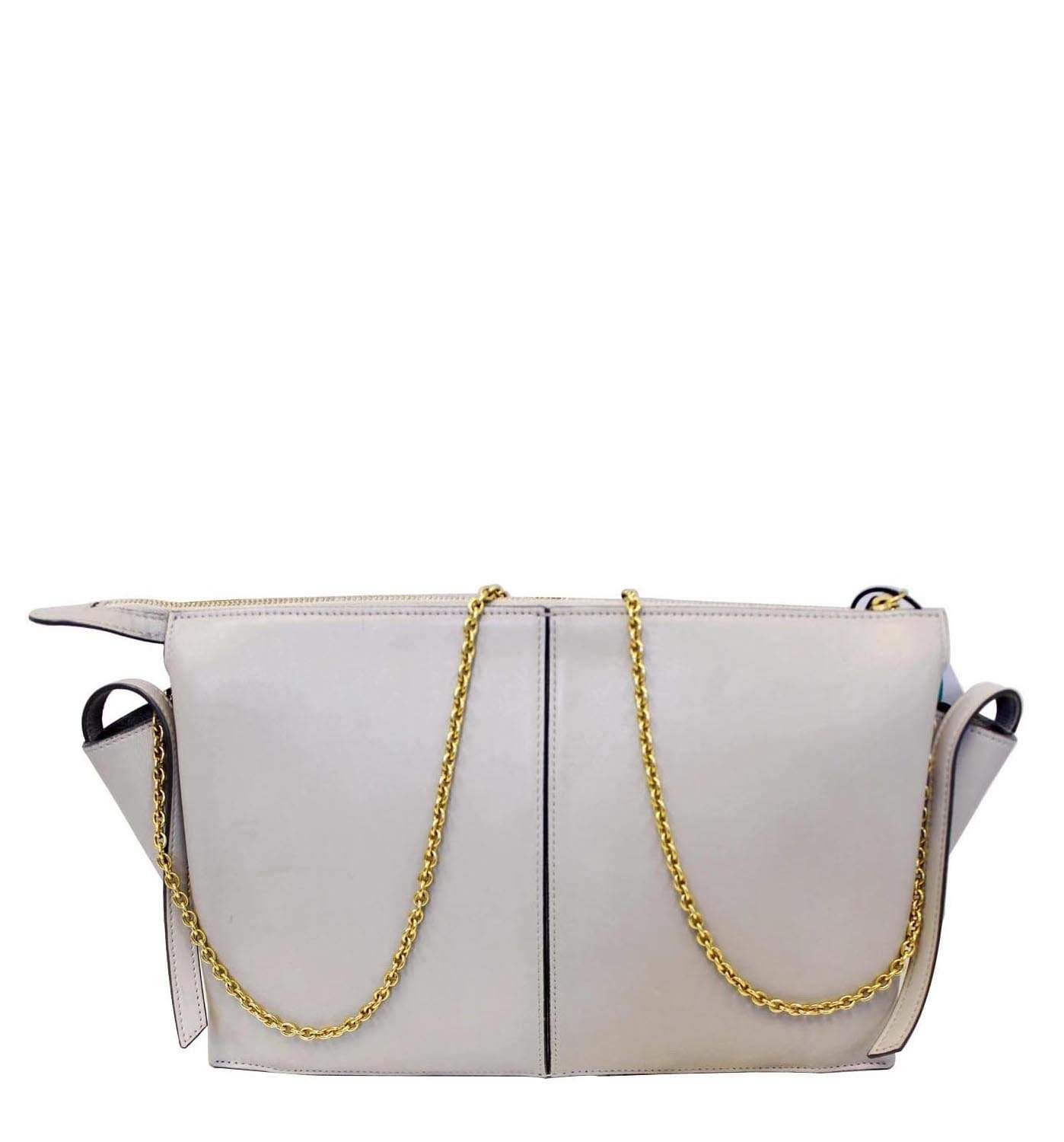 celine tri fold clutch on chain