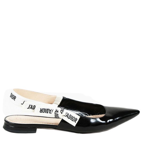 dior flat slingback
