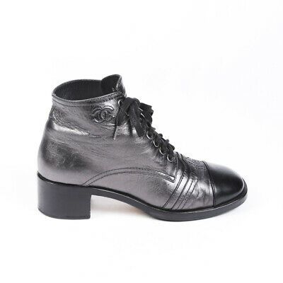 chanel cap toe booties